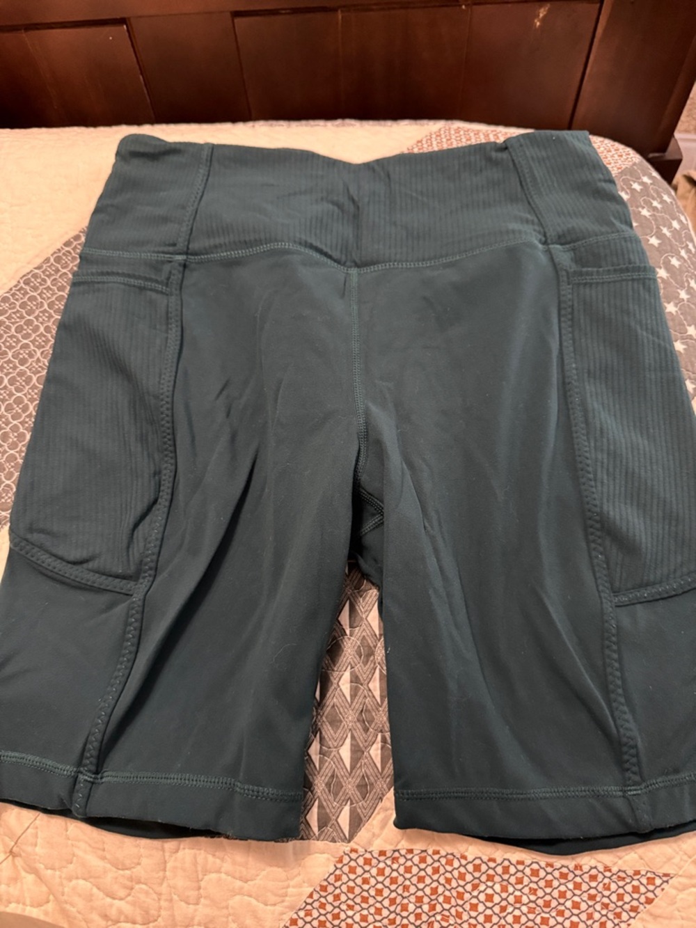 Mondetta High-Waist Dark Teal Women's Active Shorts
